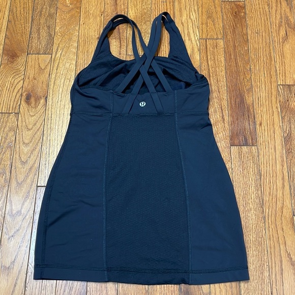 Lululemon Athletica Tops Lululemon Energy Tank Midnight Iris Multi Black small - Picture 5 of 5
